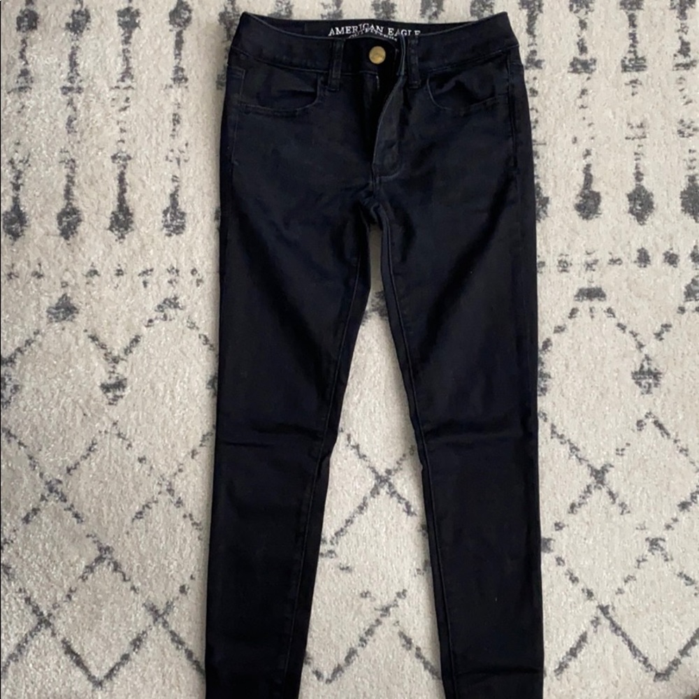 Black American Eagle Jeggins Size 2